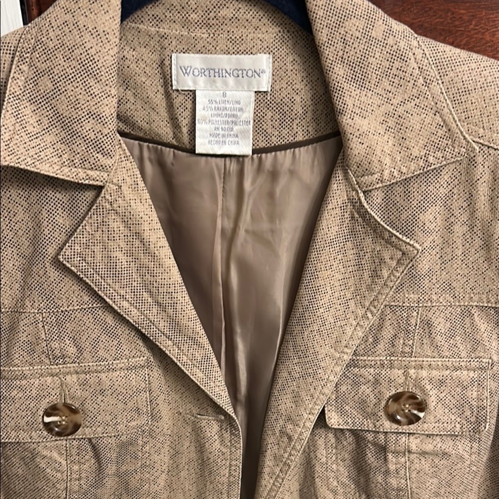 Worthington Tan Women's Jacket
